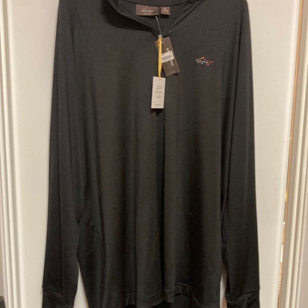 Greg Norman brand new with tags long sleeve black shirt